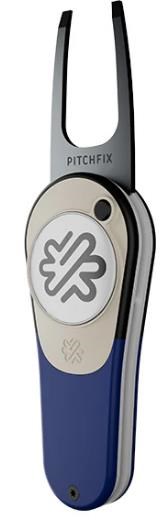 Pitchfix Icon Pitchgabel mit Ballmarker, Dunkelblau