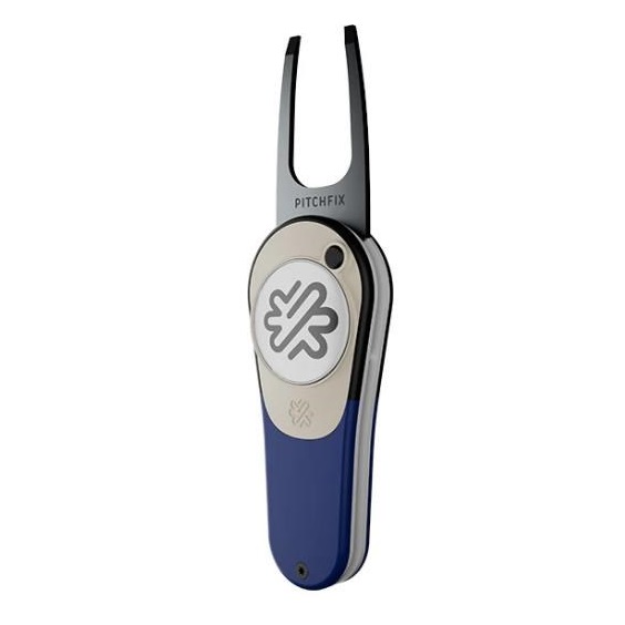 Pitchfix Icon Pitchgabel mit Ballmarker, Dunkelblau