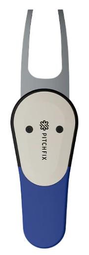 Pitchfix Icon Pitchgabel mit Ballmarker, Dunkelblau