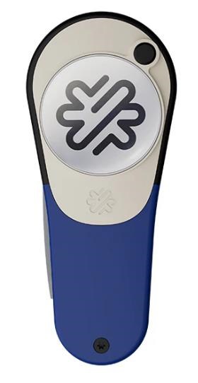 Pitchfix Icon Pitchgabel mit Ballmarker, Dunkelblau