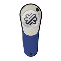 Pitchfix Icon Pitchgabel mit Ballmarker, Dunkelblau