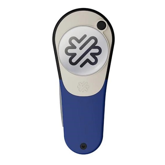 Pitchfix Icon Pitchgabel mit Ballmarker, Dunkelblau