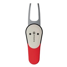 Pitchfix Icon Pitchgabel mit Ballmarker, Rot