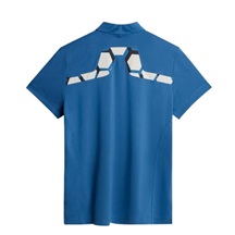 J.Lindeberg KV Tour Golf Herren Poloshirt, blau