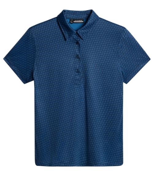 J.Lindeberg Caitlyn Damen Polo, shadow bridge navy