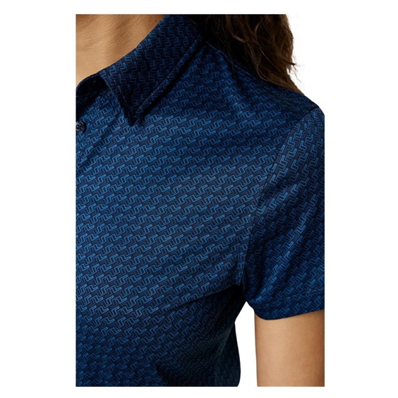 J.Lindeberg Caitlyn Damen Polo, shadow bridge navy