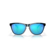 Oakley Frogskins Sonnenbrille, Prizm Sapphire Polarized Lenses/Crystal Black