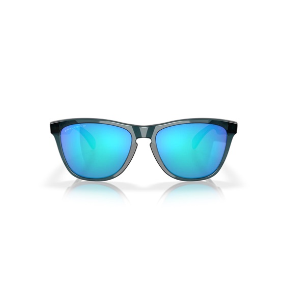 Oakley Frogskins Sonnenbrille, Prizm Sapphire Polarized Lenses/Crystal Black