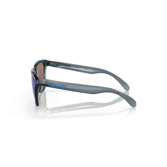 Oakley Frogskins Sonnenbrille, Prizm Sapphire Polarized Lenses/Crystal Black