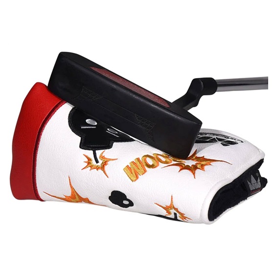 White Bomb Putter headcover