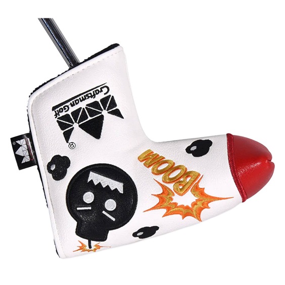 White Bomb Putter headcover