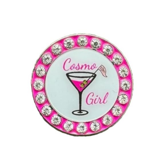 Magnetischer Golfmarker mit Kristallen - Cosmogirl