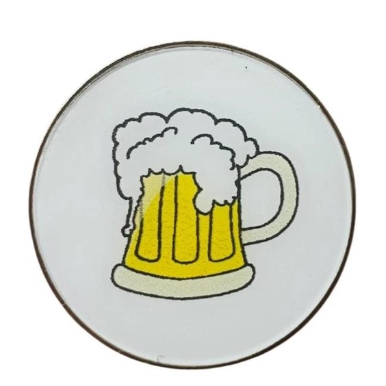 Magnetischer Golfmarker - Bier