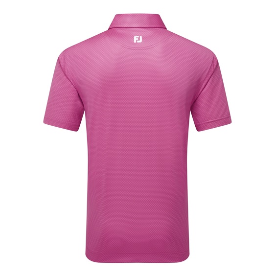 FootJoy ABACUS PRINT Herren Poloshirt, magenta