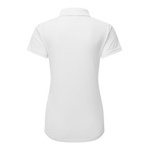 FootJoy JAQUARD STRIPE Damen Poloshirt, weiss