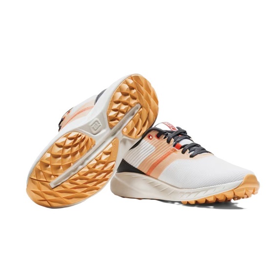 FootJoy Flex Damen Golfschuhe, cream/pink/chocolate