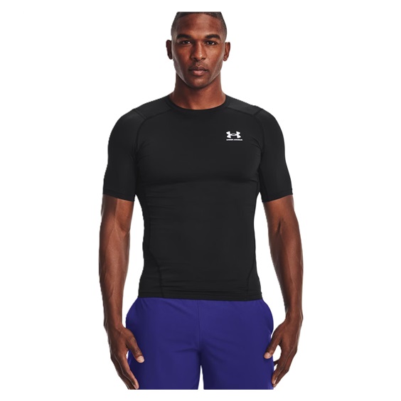 Under Armour HeatGear Herren Thermo Shirt, schwarz