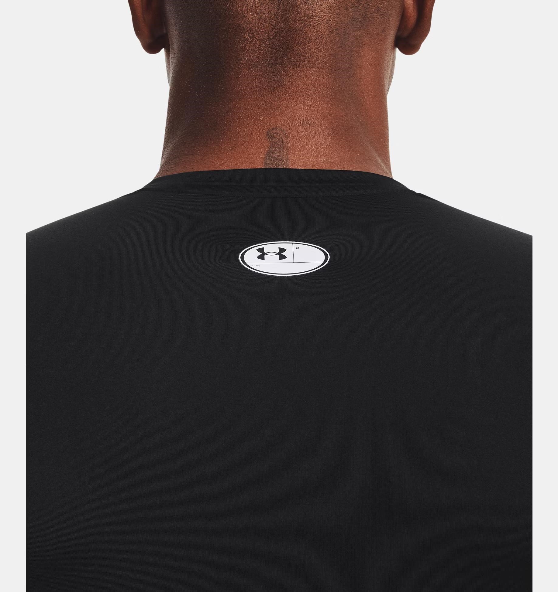 Under Armour HeatGear Herren Thermo Shirt, schwarz
