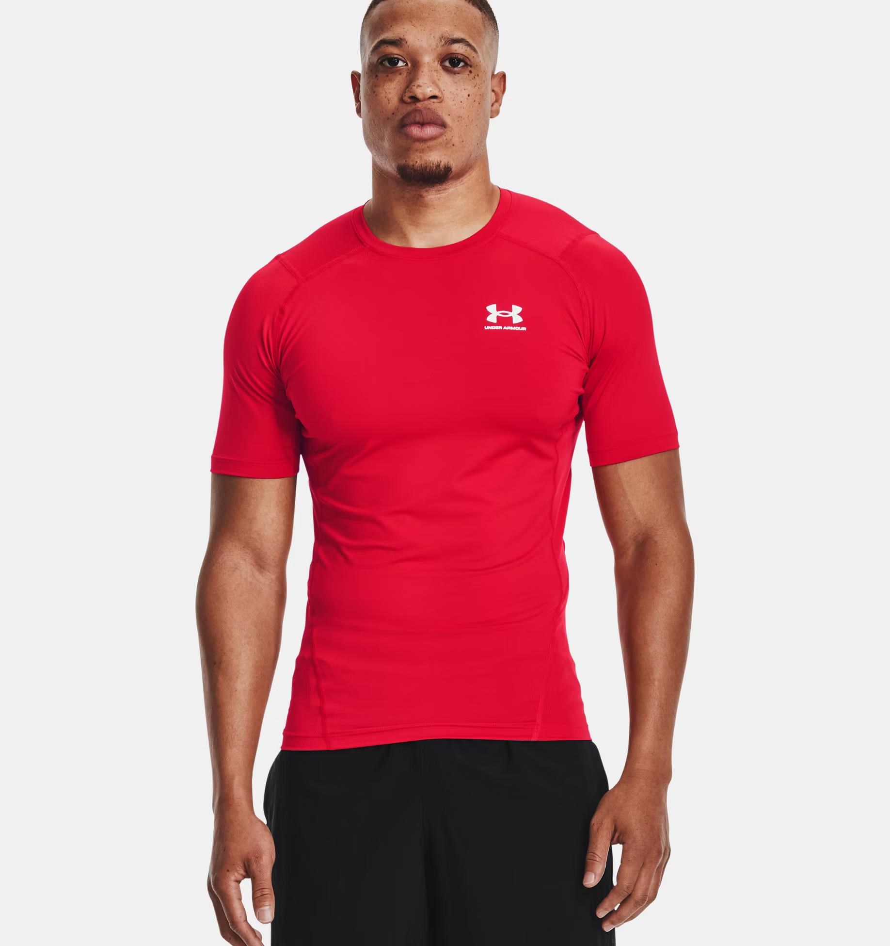Under Armour HeatGear Herren Thermo Shirt, rot