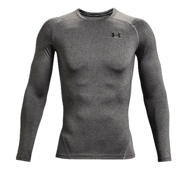 Under Armour HG Armour Comp LS Herren-Kompressionsshirt, grau