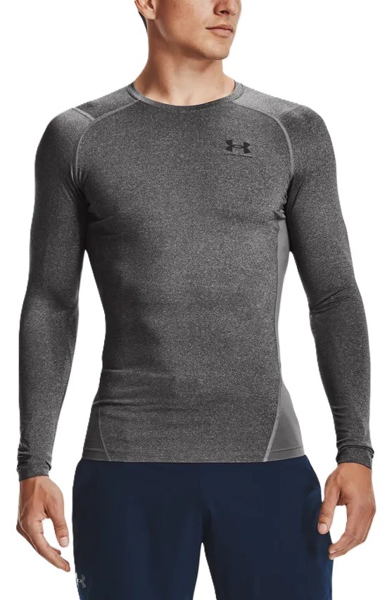 Under Armour HG Armour Comp LS Herren-Kompressionsshirt, grau