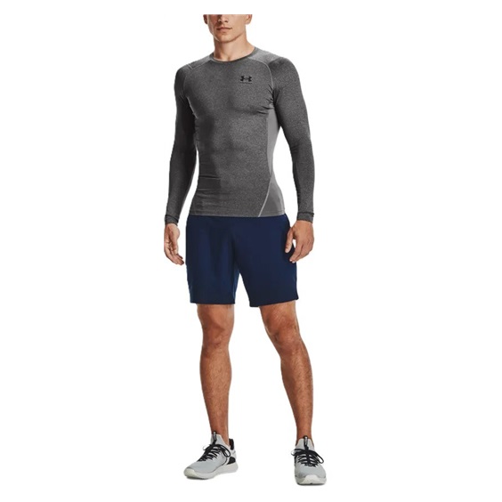 Under Armour HG Armour Comp LS Herren-Kompressionsshirt, grau