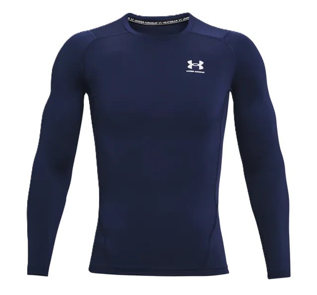 Under Armour HG Armour Comp LS Herren-Kompressionsshirt, dunkelblau
