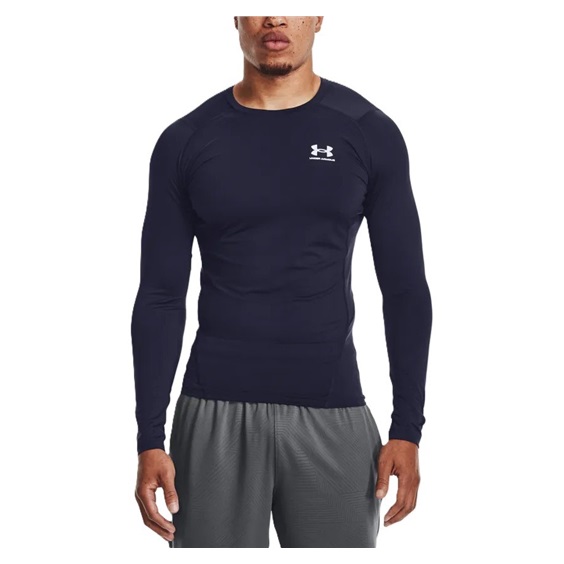Under Armour HG Armour Comp LS Herren-Kompressionsshirt, dunkelblau