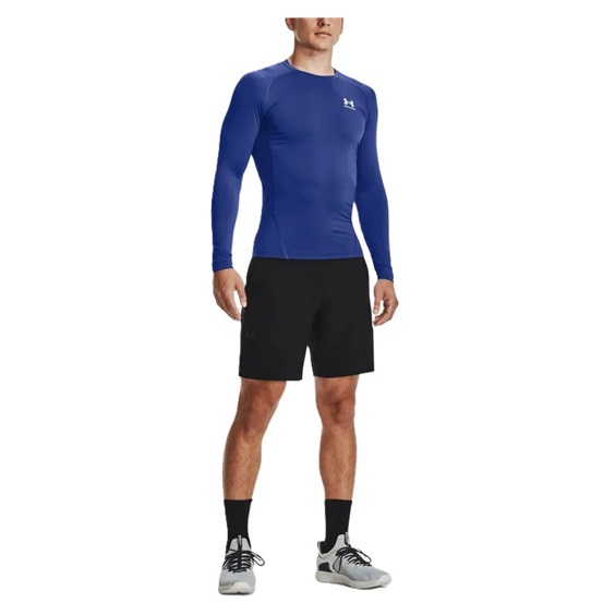 Under Armour HG Armour Comp LS Herren-Kompressionsshirt, blau