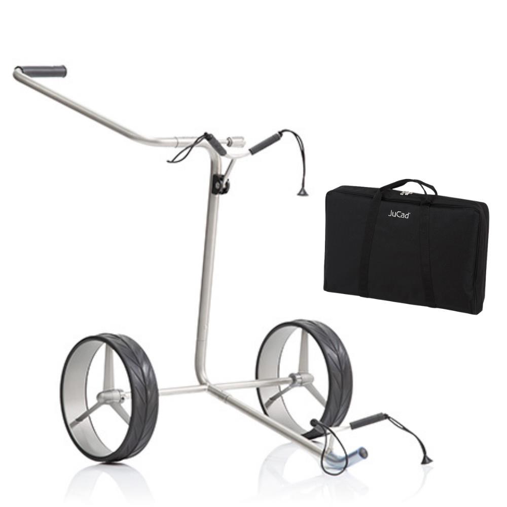 JuCad Titan 2-rädrig Manuell Golftrolley + Tragetasche