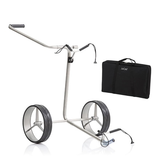 JuCad Titan 2-rädrig Manuell Golftrolley + Tragetasche
