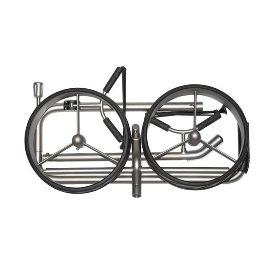 JuCad Titan 2-rädrig Manuell Golftrolley + Tragetasche