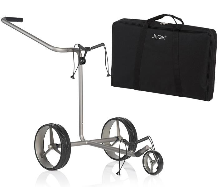 JuCad Edition S 3-rädrig Manuell Golftrolley + Tragetasche