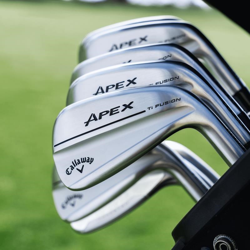 Callaway Apex Ti Fusion Plated Herren Eisen, Stahl