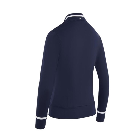 Callaway Thermal Long Sleeve Colourblock Damen Poloshirt, dunkelblau