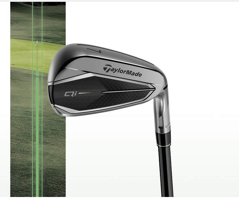 TaylorMade Qi Gunmetal Edition Herren Eisen, Stahl