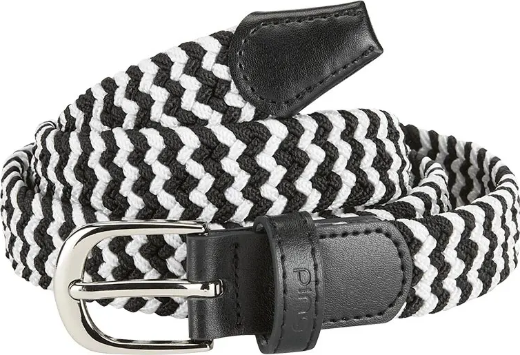 PING Stretch Webbing Damen Gürtel, schwarz/weiß