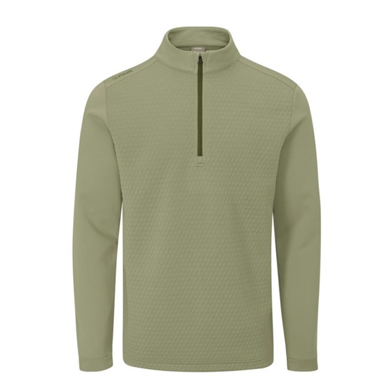 Ping Nolan Quarter Zip Fleece Herren Sweatshirt, lichen