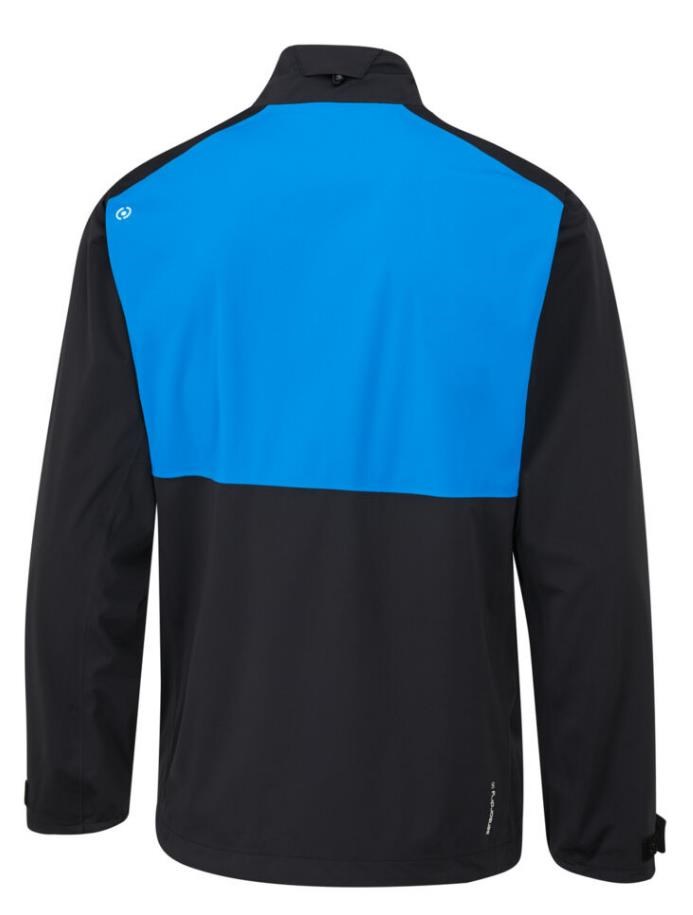 Ping Impervious Waterproof Wasserdichte Herrenjacke, schwarz/blau