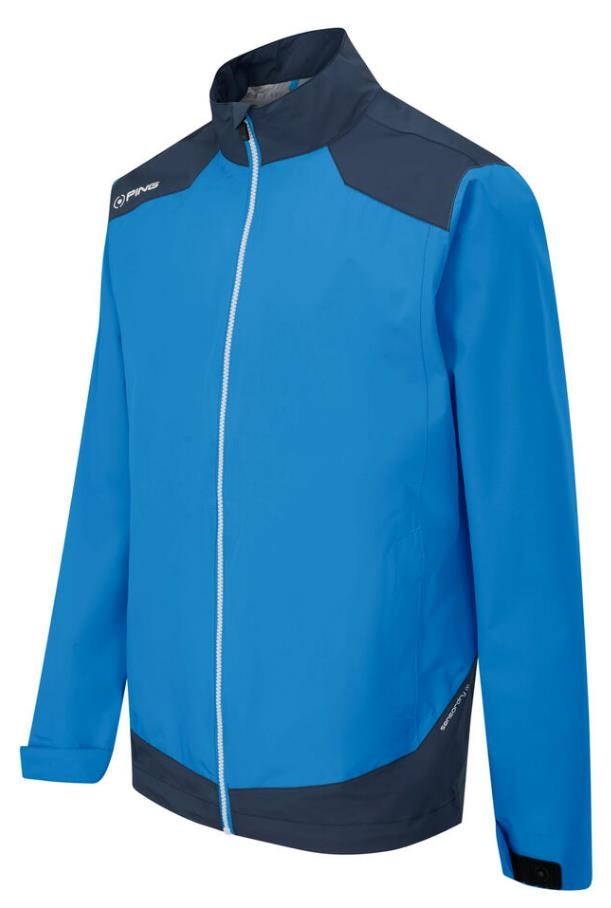 Ping AquaDrive Waterproof Wasserdichte Herrenjacke, blau