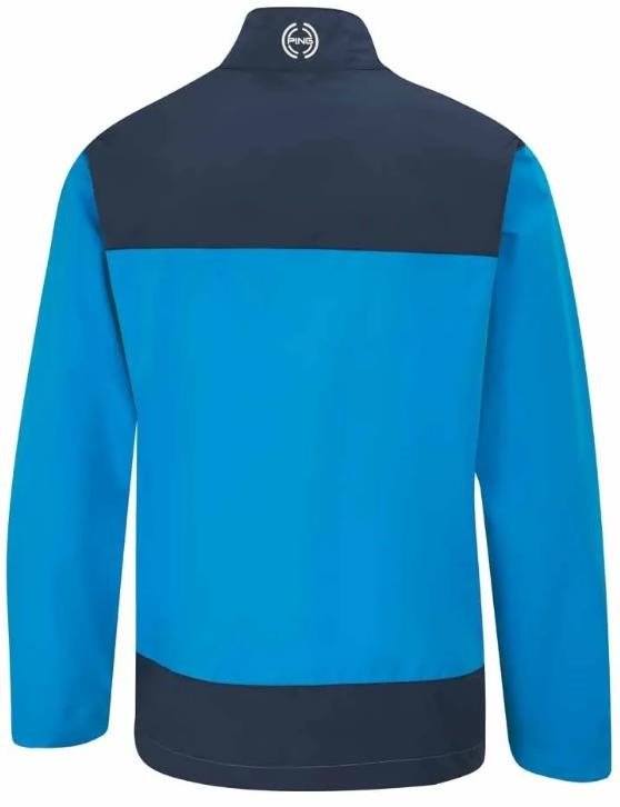 Ping AquaDrive Half-Zip Waterproof Wasserdichte Herrenjacke, blau