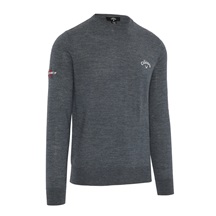 Callaway Crew Neck Merino Mix Herren Pullover, grau