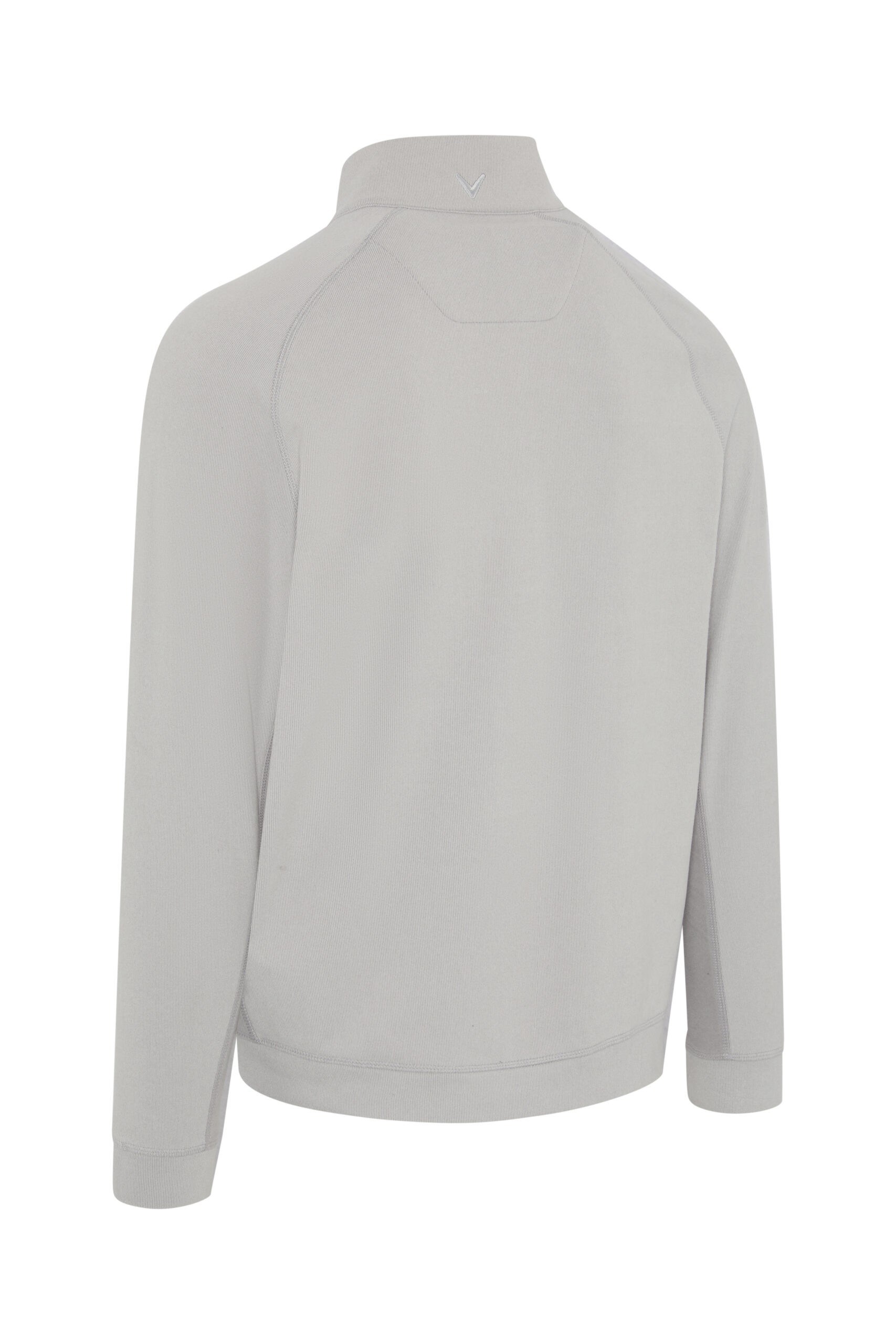 Callaway Brushed Rib 1/4 Zip Herren Sweatshirt, concrete