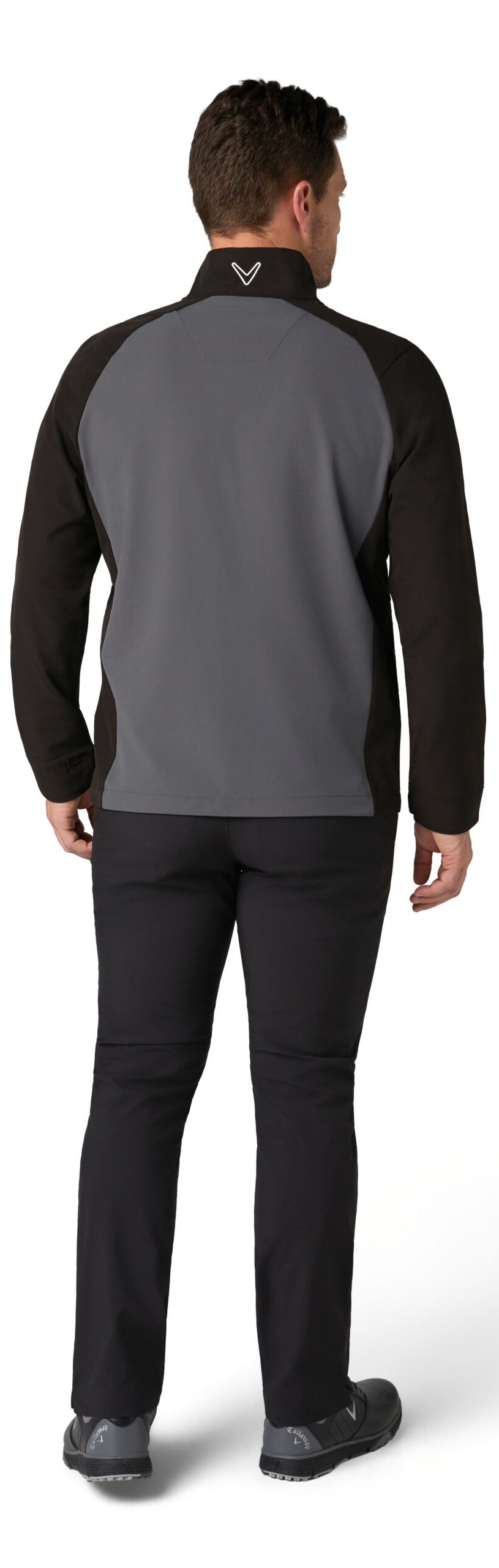 Callaway 1/2 Zip Wind Herrenjacke, caviar