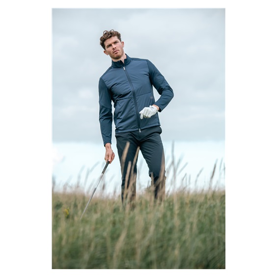 Callaway Mixed Media Full Zip Herrenjacke, dunkelblau