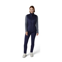 Callaway Quilted Puffer Damen Weste, dunkelblau