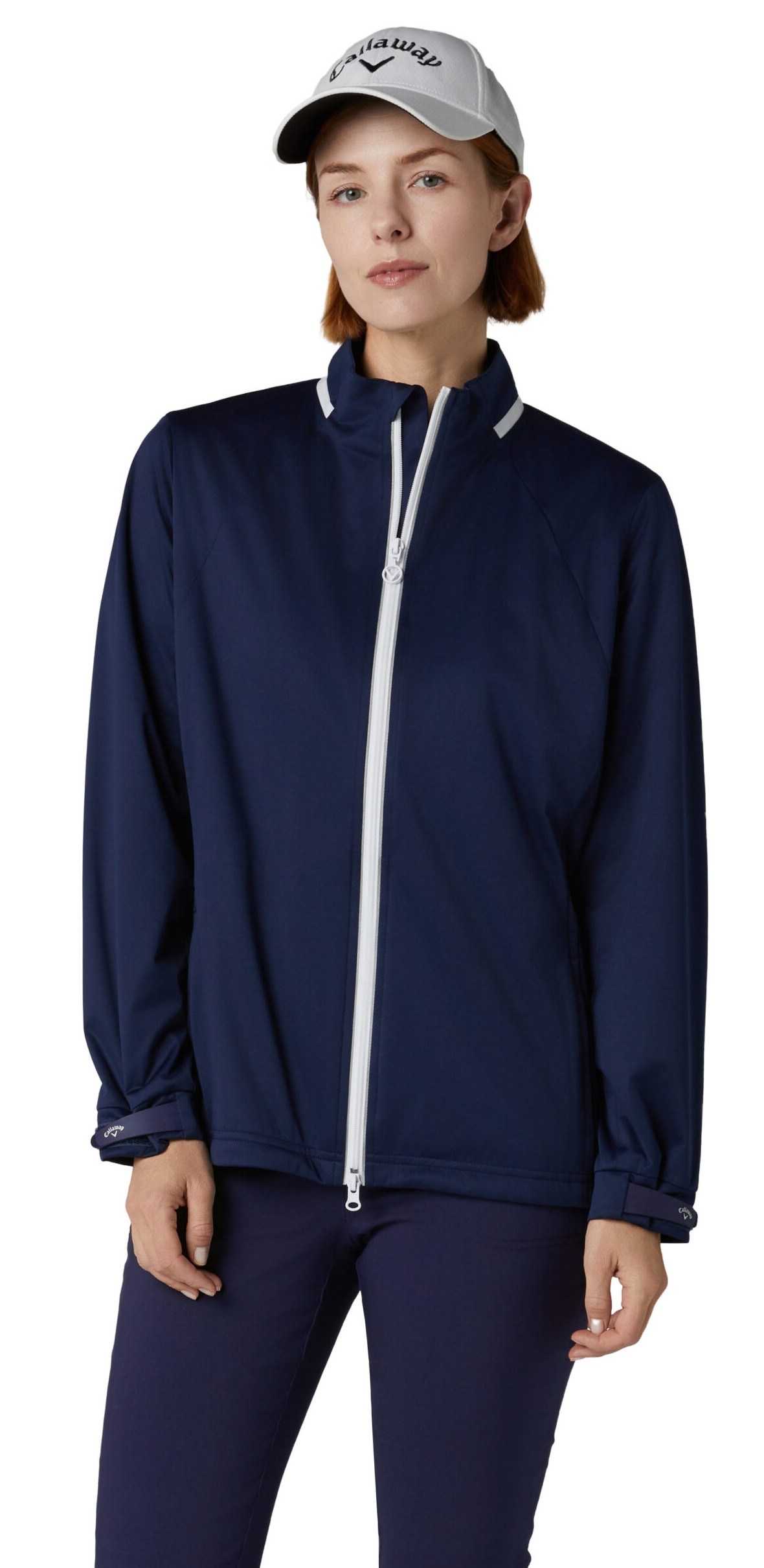 Callaway Wind & Water Resistant Damenjacke, dunkelblau
