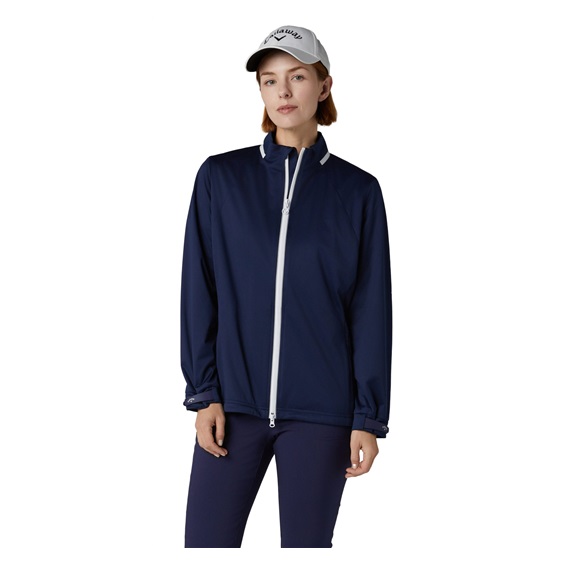Callaway Wind & Water Resistant Damenjacke, dunkelblau