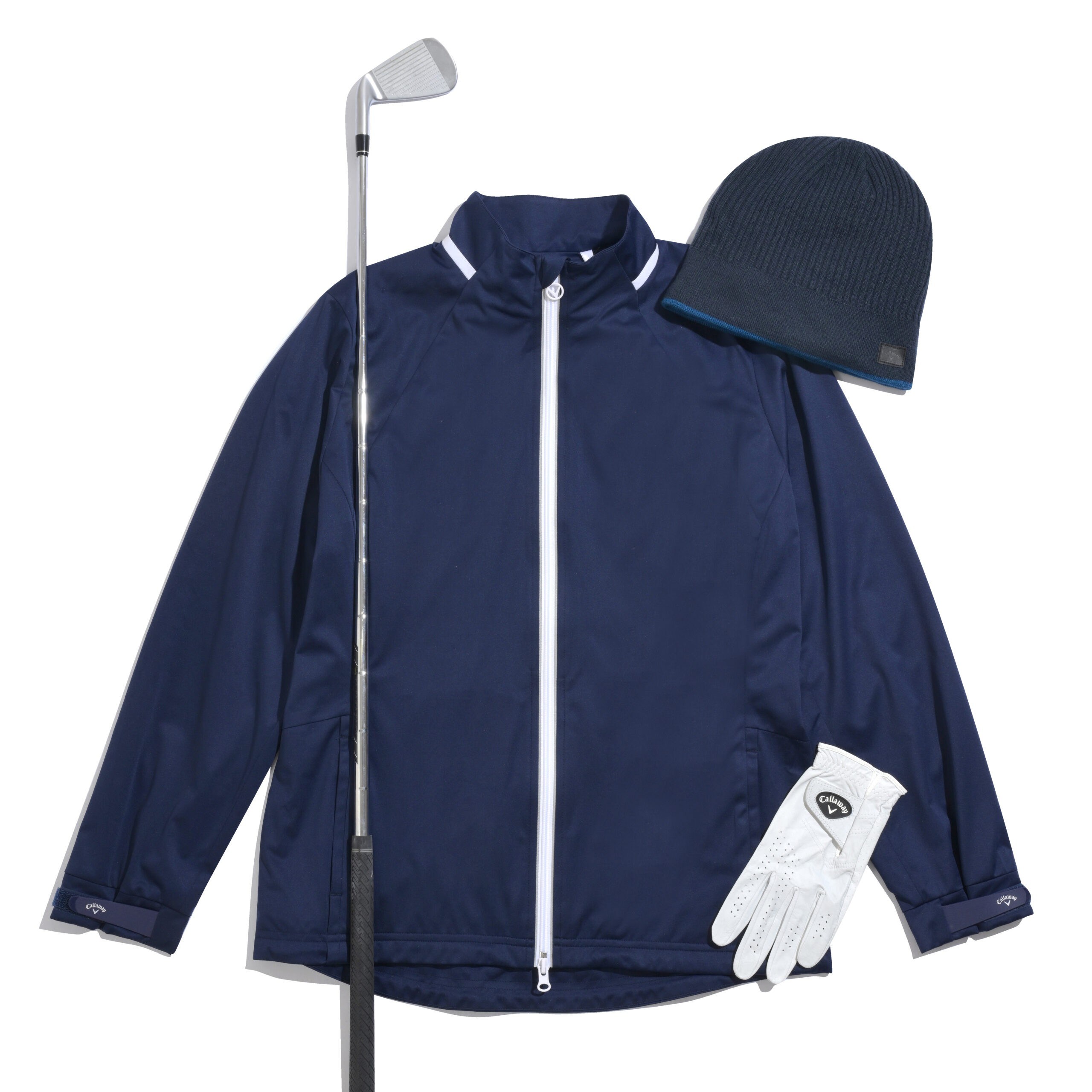 Callaway Wind & Water Resistant Damenjacke, dunkelblau