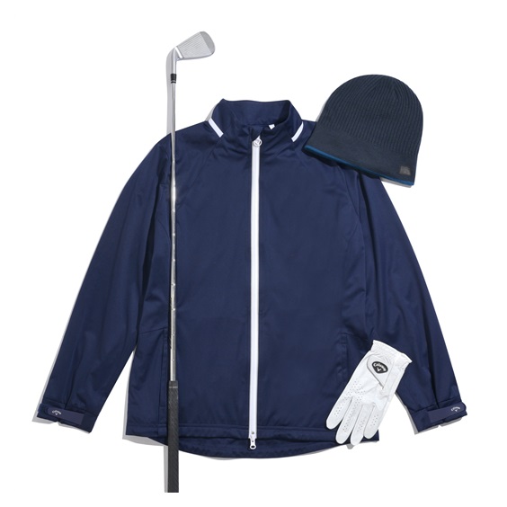 Callaway Wind & Water Resistant Damenjacke, dunkelblau